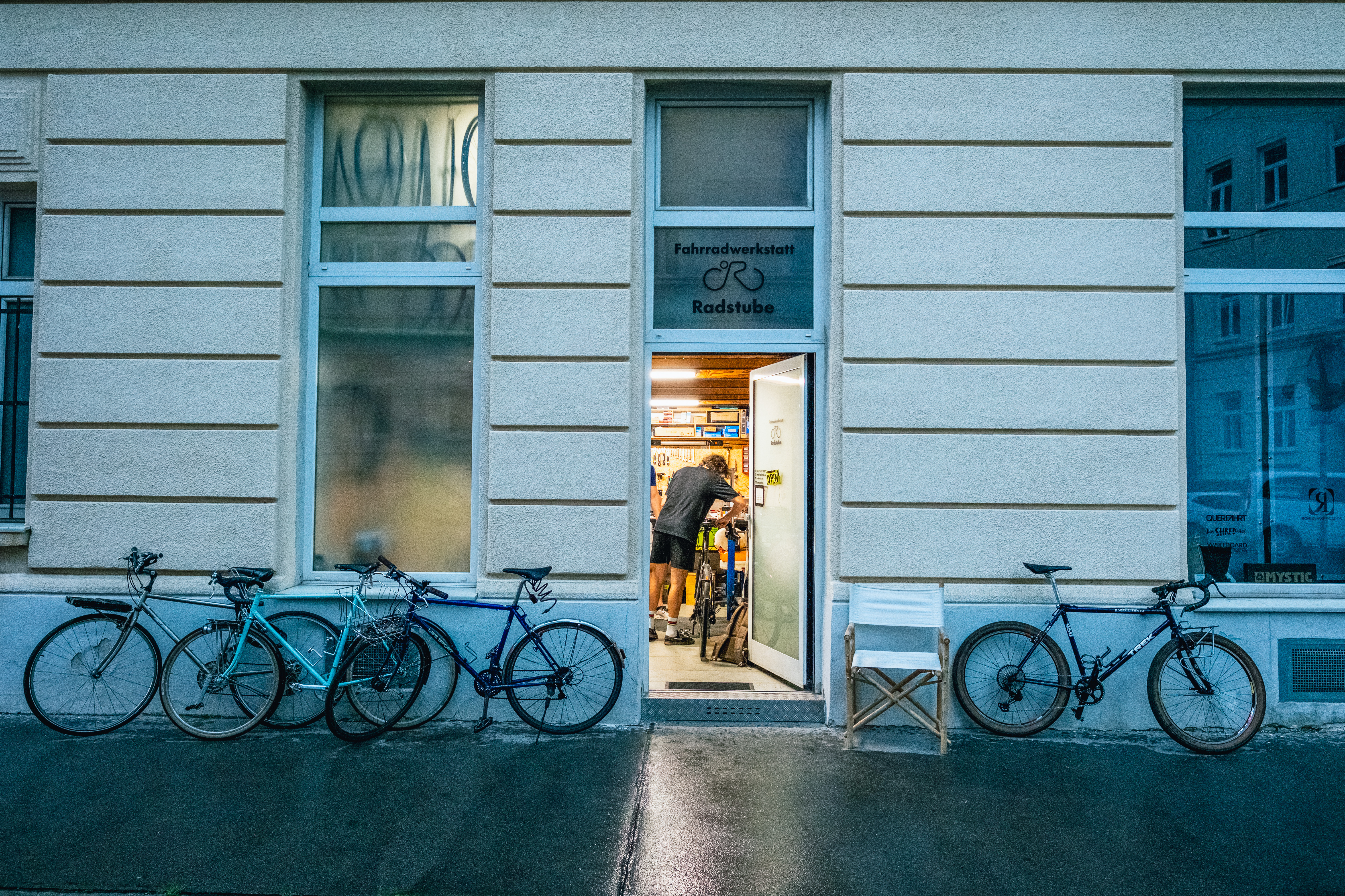 Außenansicht der Radstube